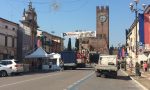 Chiuso Corso Vittorio Emanuele, uomini al lavoro