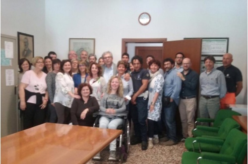 Il sindaco Miozzi saluta i dipendenti comunali