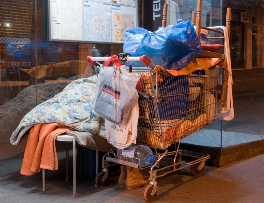 Roberto e Lucia, clochard per scelta