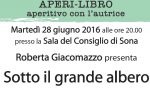 "Sotto il grande albero", un libro con aperitivo