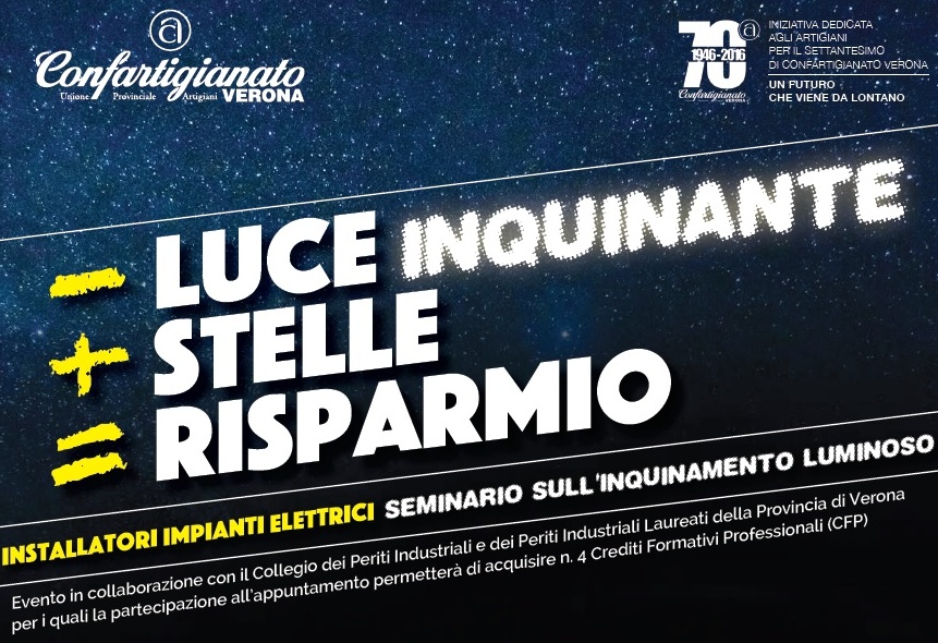 Villafranca, domani seminario sull’inquinamento luminoso