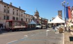 Corso Vittorio Emanuele chiuso, uomini al lavoro