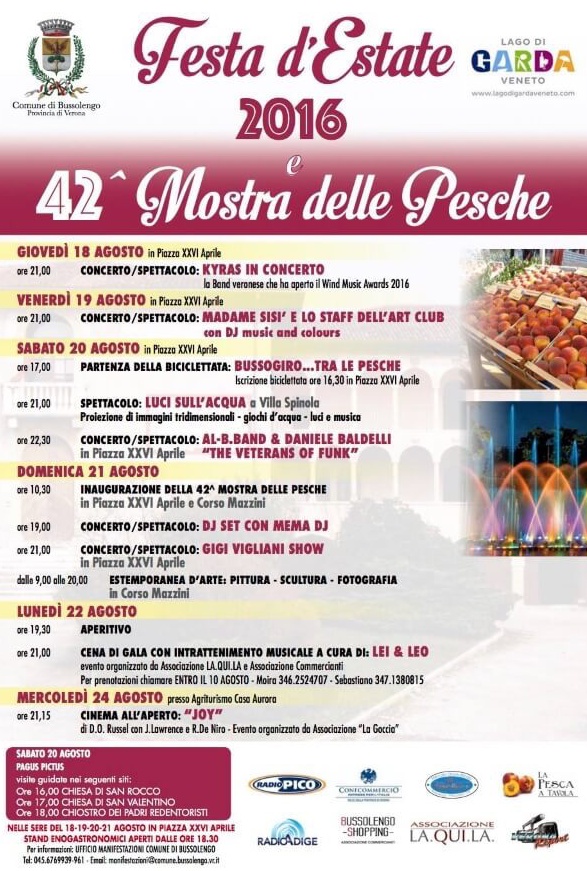 Bussolengo, tutto pronto per la Festa d’Estate