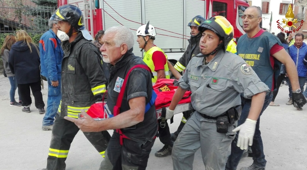 LE IMMAGINI DEL TERREMOTO. I nostri Vigili del Fuoco in azione