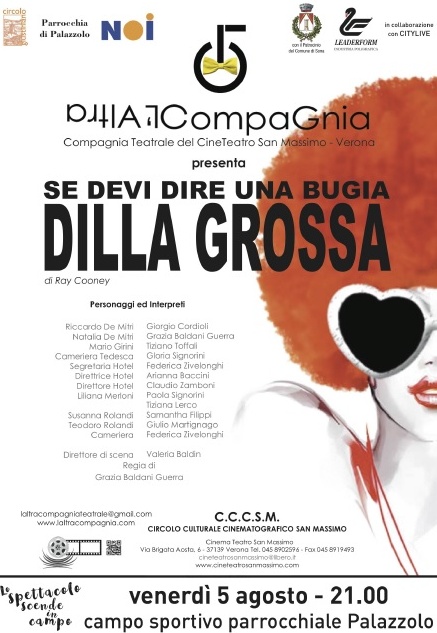 Palazzolo, una serata dedicata alla commedia