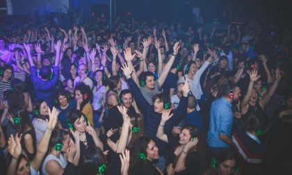 Silent disco party in piazza erbe