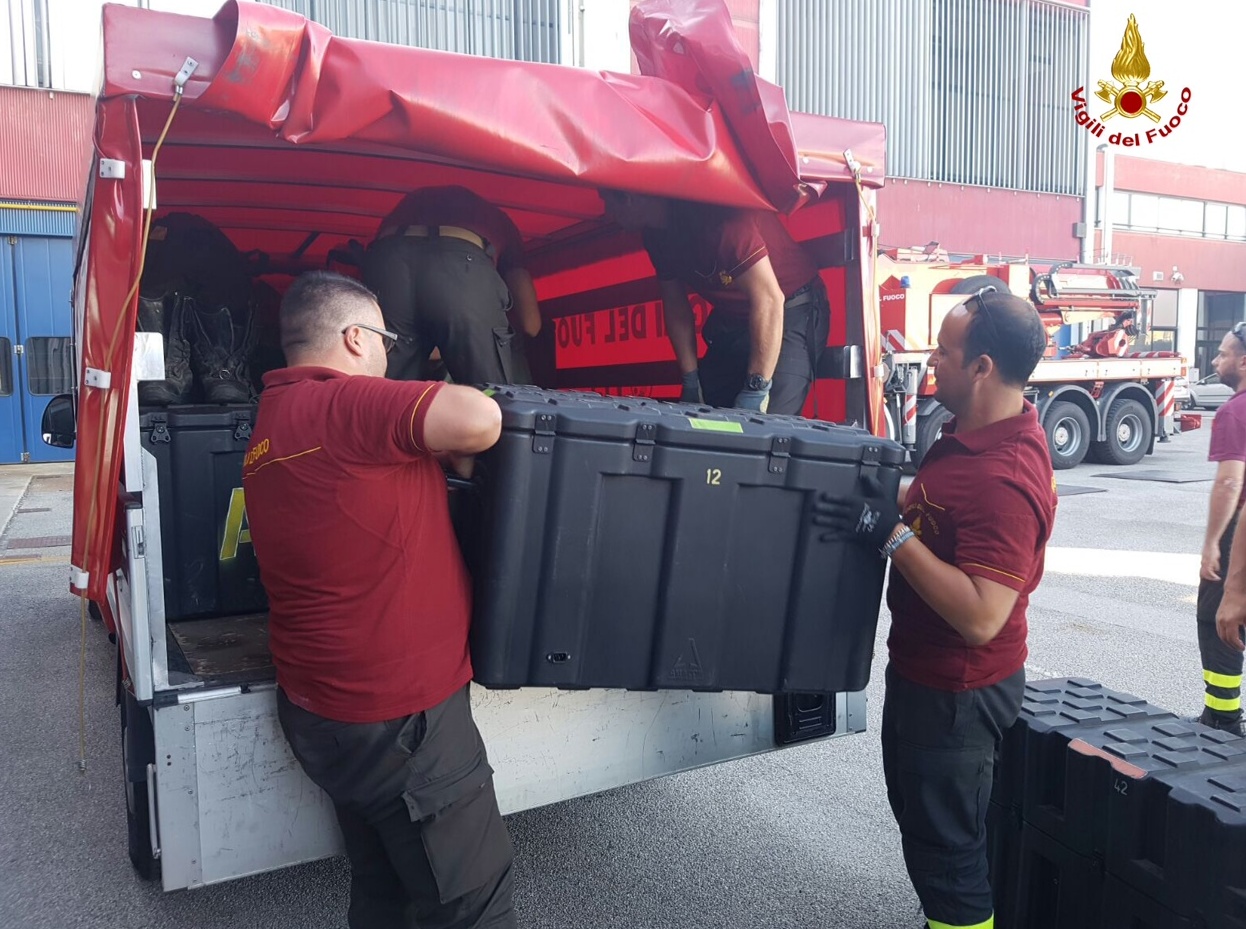 Terremoto Centro Italia, Vigili del Fuoco veneti al lavoro