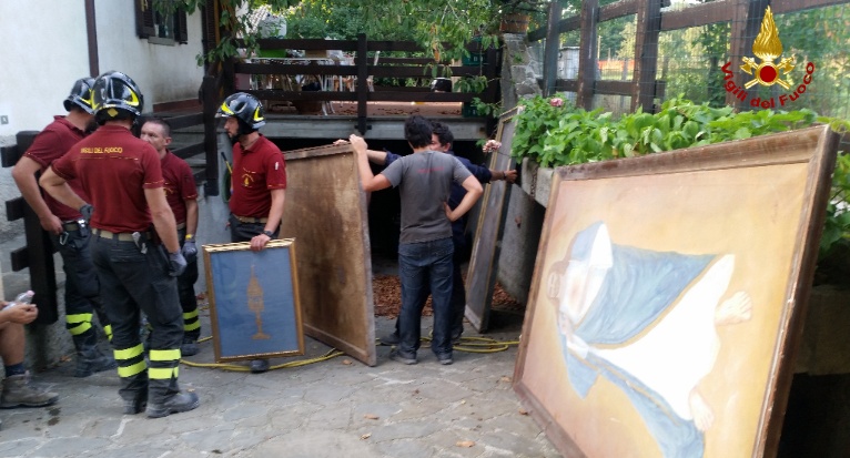 Terremoto. continua il lavoro dei Vigili del fuoco di Verona