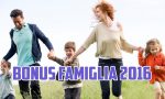 Al via il bonus famiglie numerose 2016