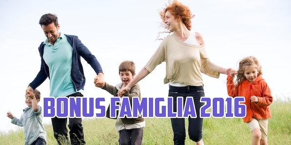 Al via il bonus famiglie numerose 2016