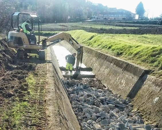 Perdite idriche, lavori di manutenzione al canale di Salionze