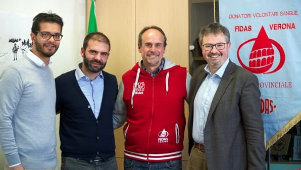 Una corsa a meno 50 gradi per promuovere il dono del sangue