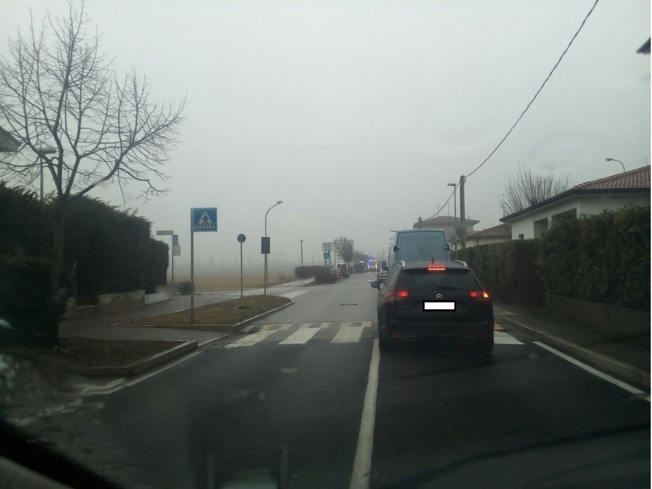 Incidente a Caselle, traffico congestionato