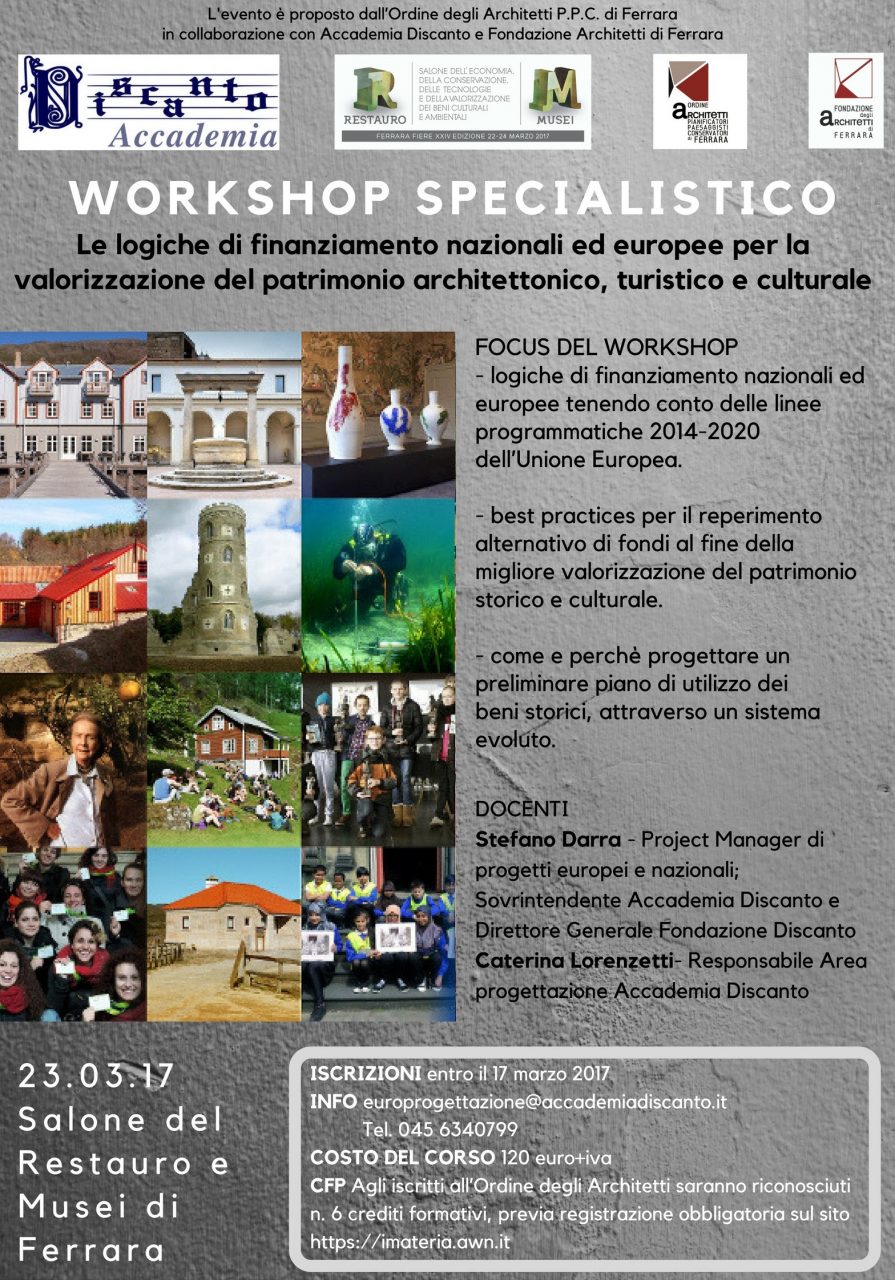 L’Accademia Discanto presente alla XXIV edizione di Ferrara Fiere