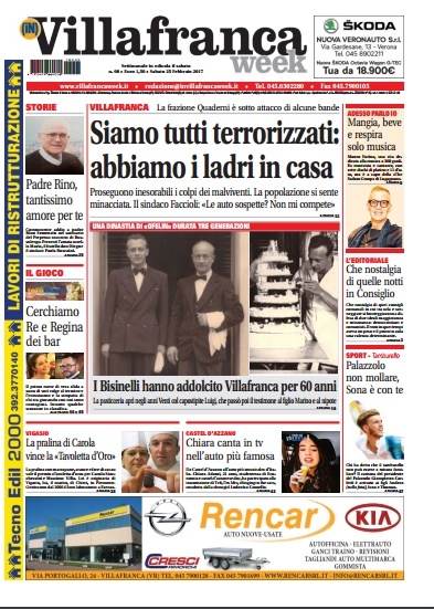 La prima pagina di VillafrancaWeek