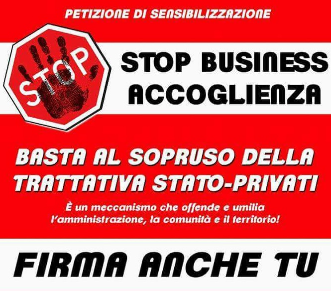 Stop business accoglienza: domenica la raccolta firme