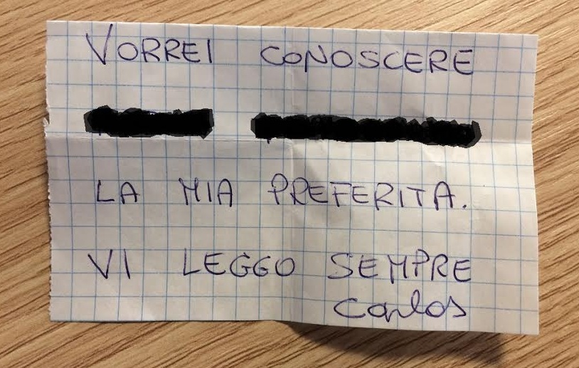 Totobaristi galeotto, tra i coupon spunta il messaggio d’amore