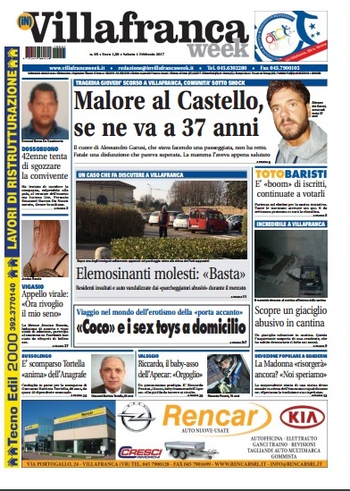 VillafrancaWeek, ecco la prima pagina!