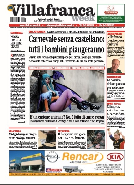 VillafrancaWeek in edicola, nuovo look e ancora più contenuti!