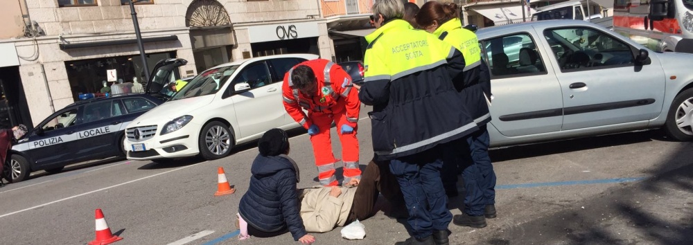 Anziano investito, paura in centro a Villafranca