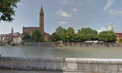 Giovane cade dall'argine a Verona