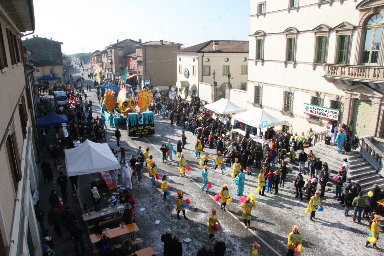Mozzecane, tutto pronto per la sfilata di carnevale