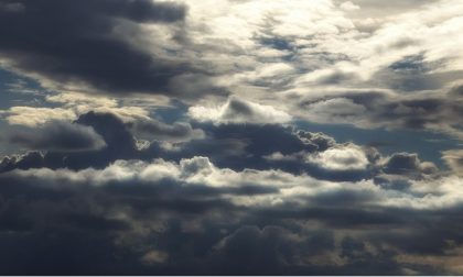 Weekend all'insegna del cielo coperto