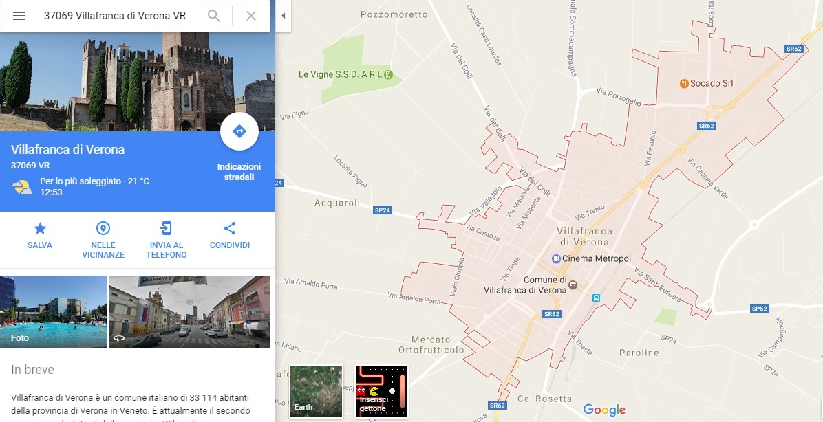 Pac-Man Villafranca, la città diventa un videogame