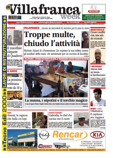 VILLAFRANCAWEEK è in edicola!