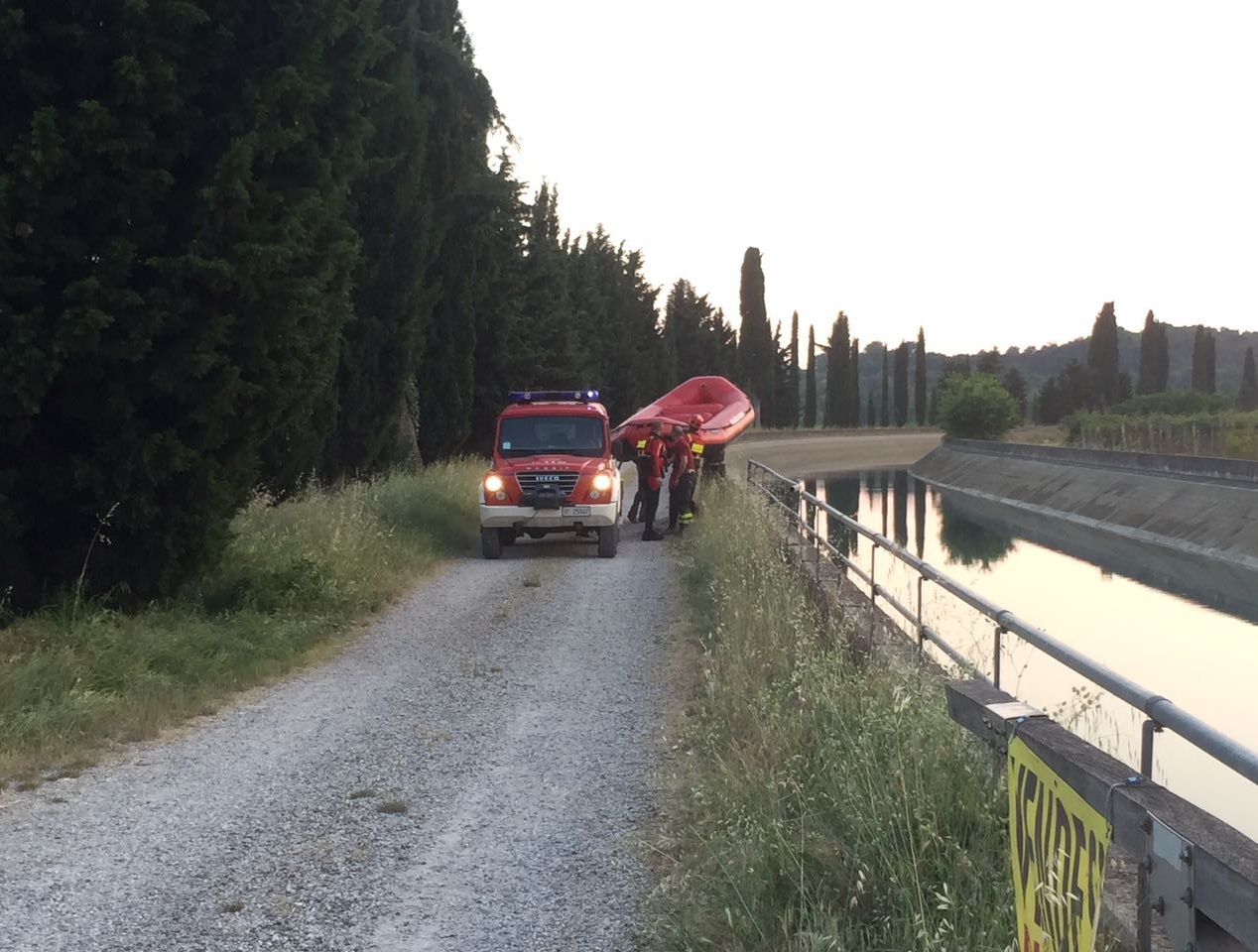 17ENNE SCOMPARSO, LE IMMAGINI DEI SOCCORSI