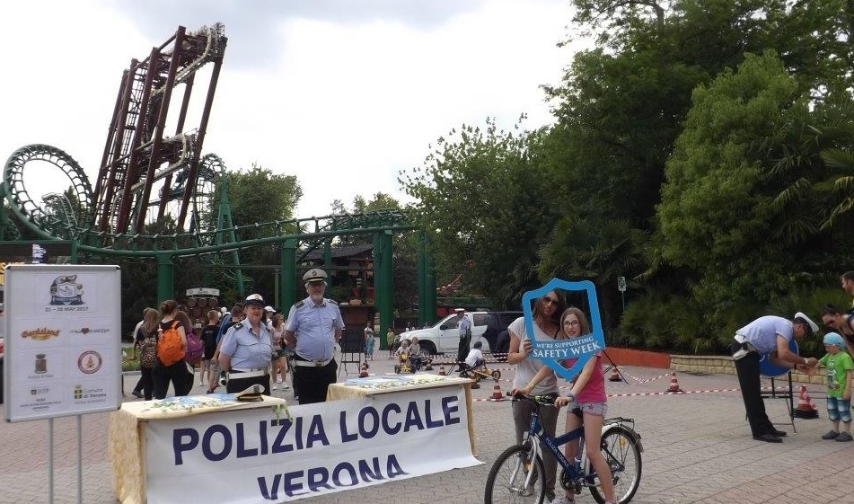 Anche a Gardaland si impara l’importanza della sicurezza stradale