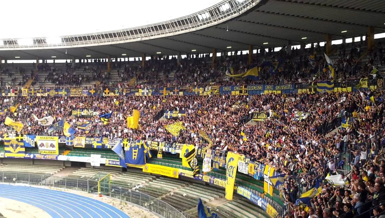 Hellas, aperta la Curva Sud con il Carpi