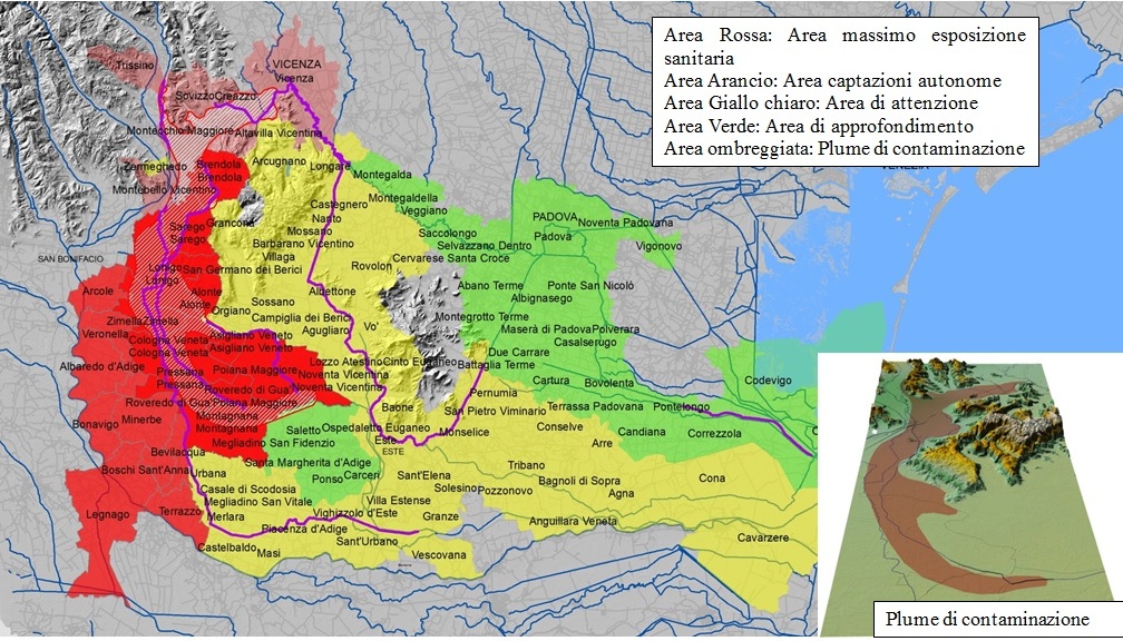 Pfas, molto più esposto chi vive in zone agricole