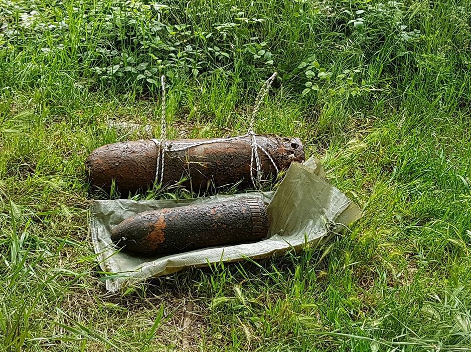 Valeggio, recuperate altre due bombe della Seconda guerra mondiale