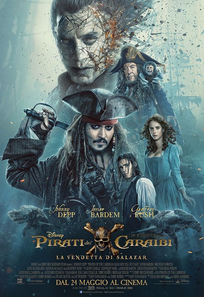 Cinema Metropol, torna PIRATI DEI CARAIBI – LA VENDETTA DI SALAZAR