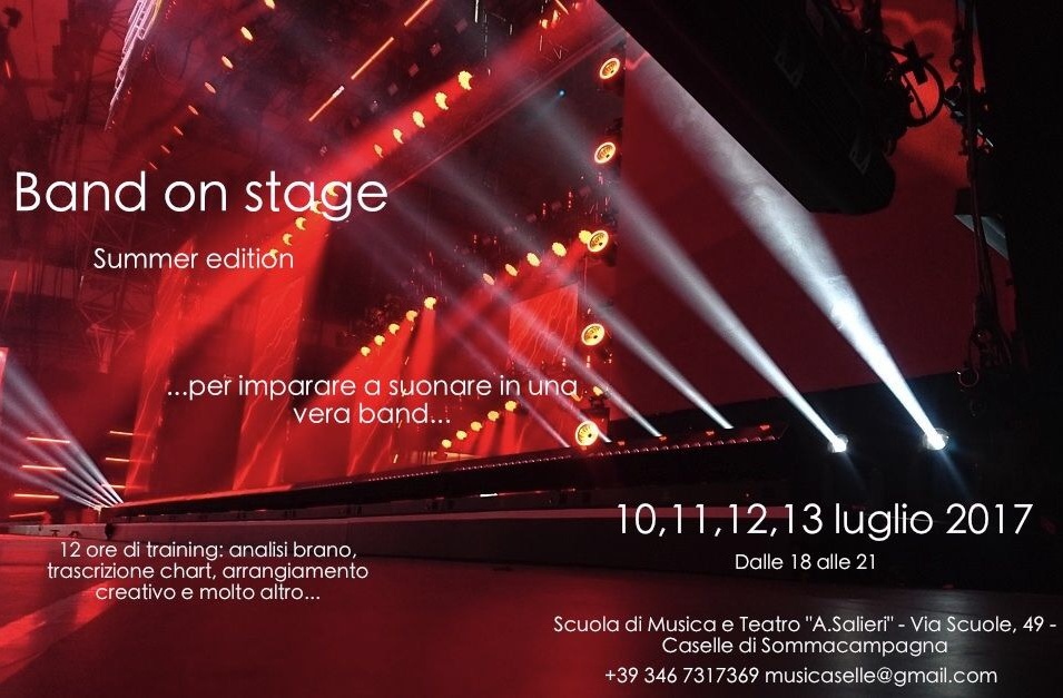 Ecco il corso che permette di suonare in una vera band