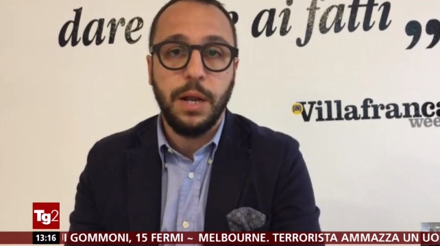 Il Tg2 “entra” nella redazione di Villafranca Week
