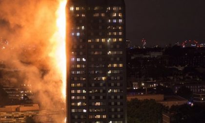 Incendio ad un grattacielo di Londra, dispersi due veneti