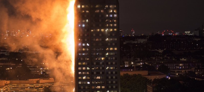 Incendio ad un grattacielo di Londra, dispersi due veneti