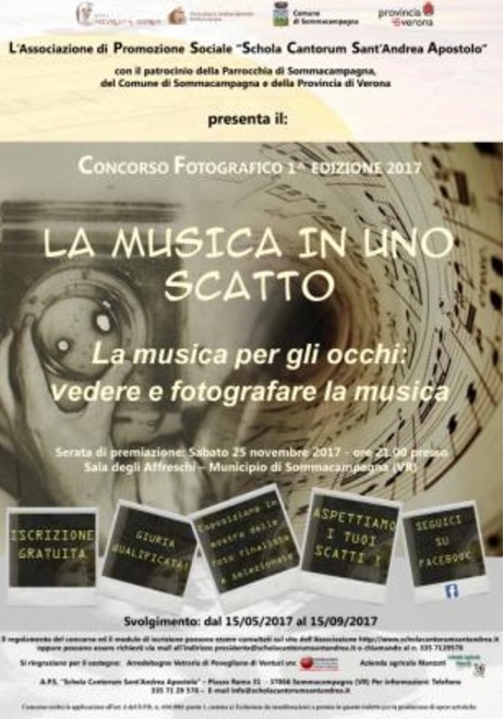 Sommacampagna, concorso fotografico sulla musica