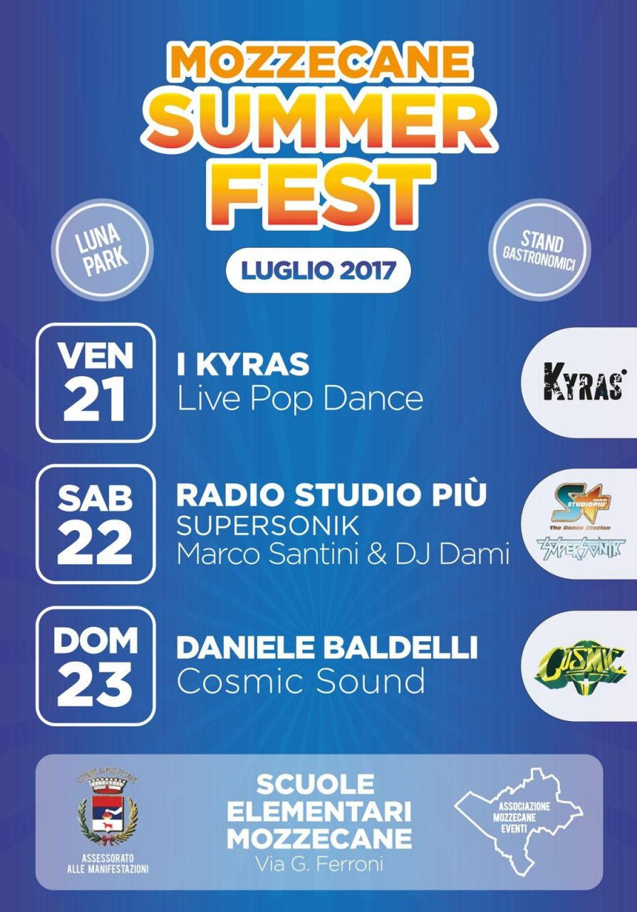 A Mozzecane è tempo di  Summer fest
