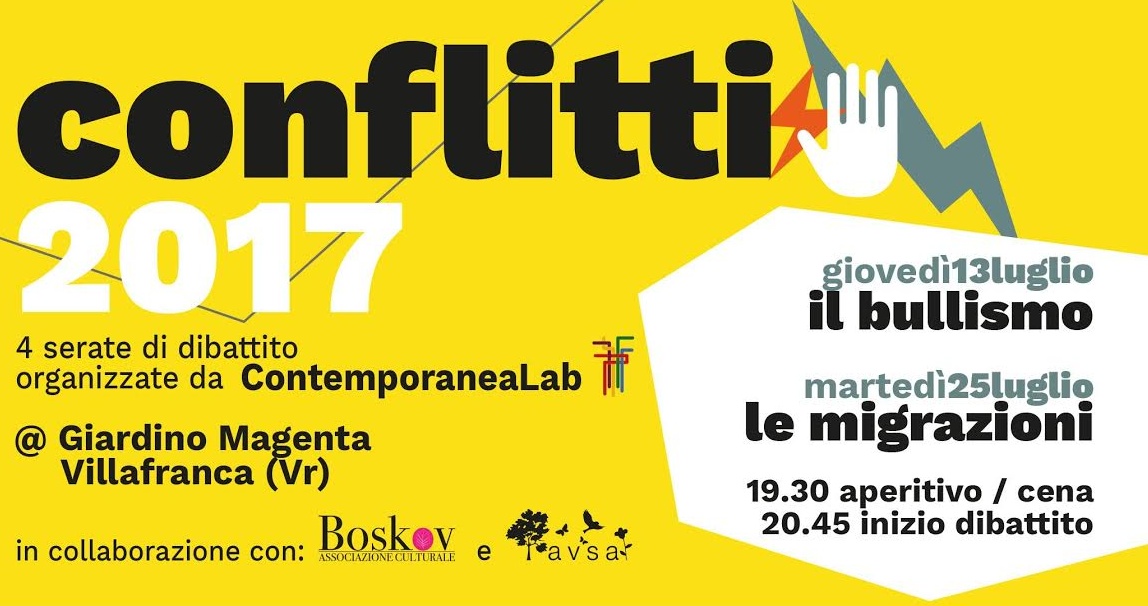 “Conflitti”: serate di dibattito a Villafranca