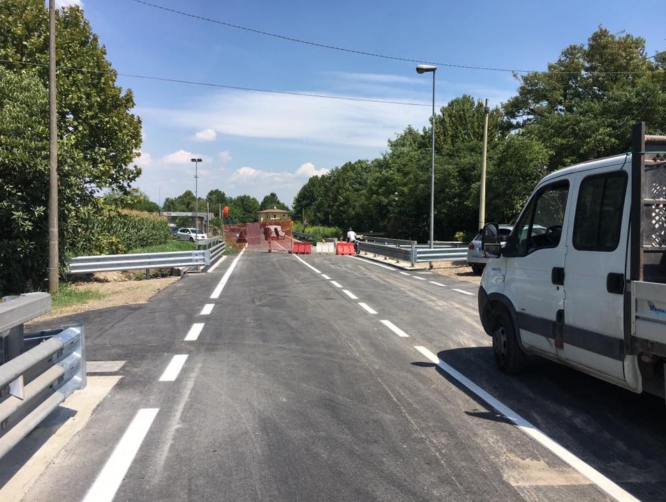 Finiti con 15 giorni d’anticipo i ponti tra Castel d’Azzano e Vigasio
