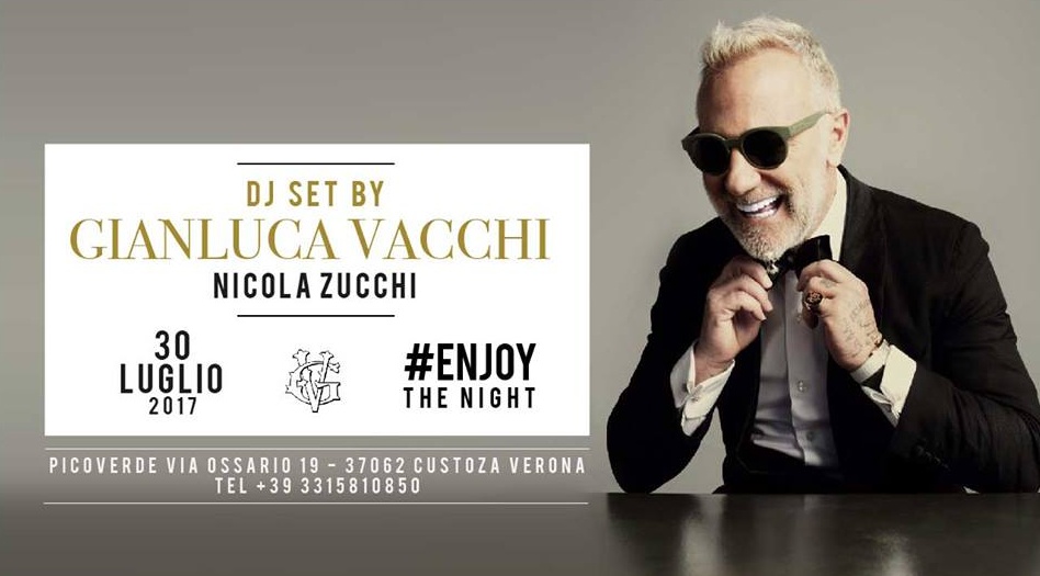 Gianluca Vacchi “superstar” al Picoverde