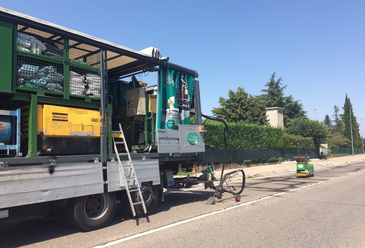 Manutenzione preventiva dell’asfalto a Villafranca
