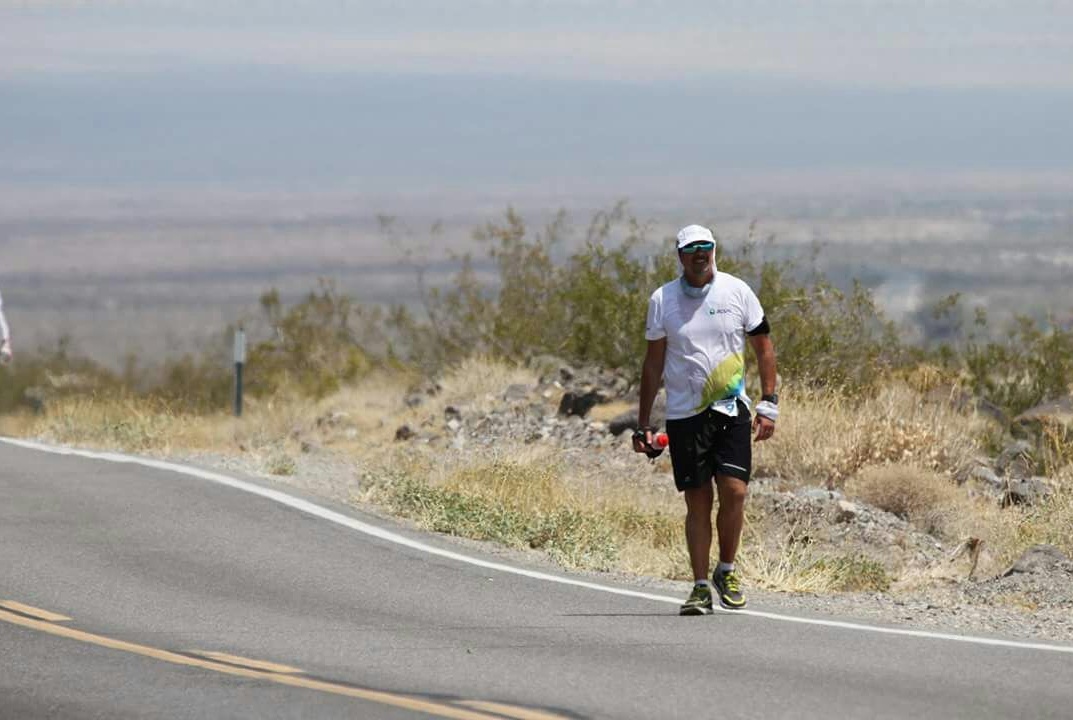 Impresa a metà per Marco Mazzi, bloccato nella Valle della Morte
