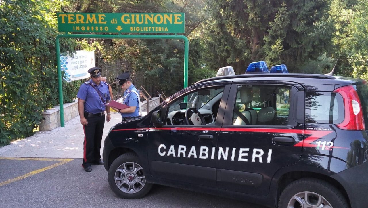 Razzia al Parco termale, arrestato un marocchino