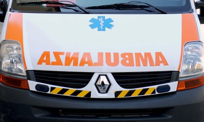 Scivola con la moto, ricoverato in codice giallo