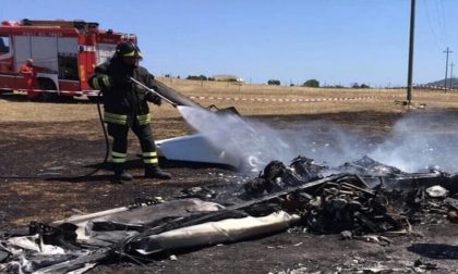Tragedia ultraleggero, Castagna lavorava a Lugagnano