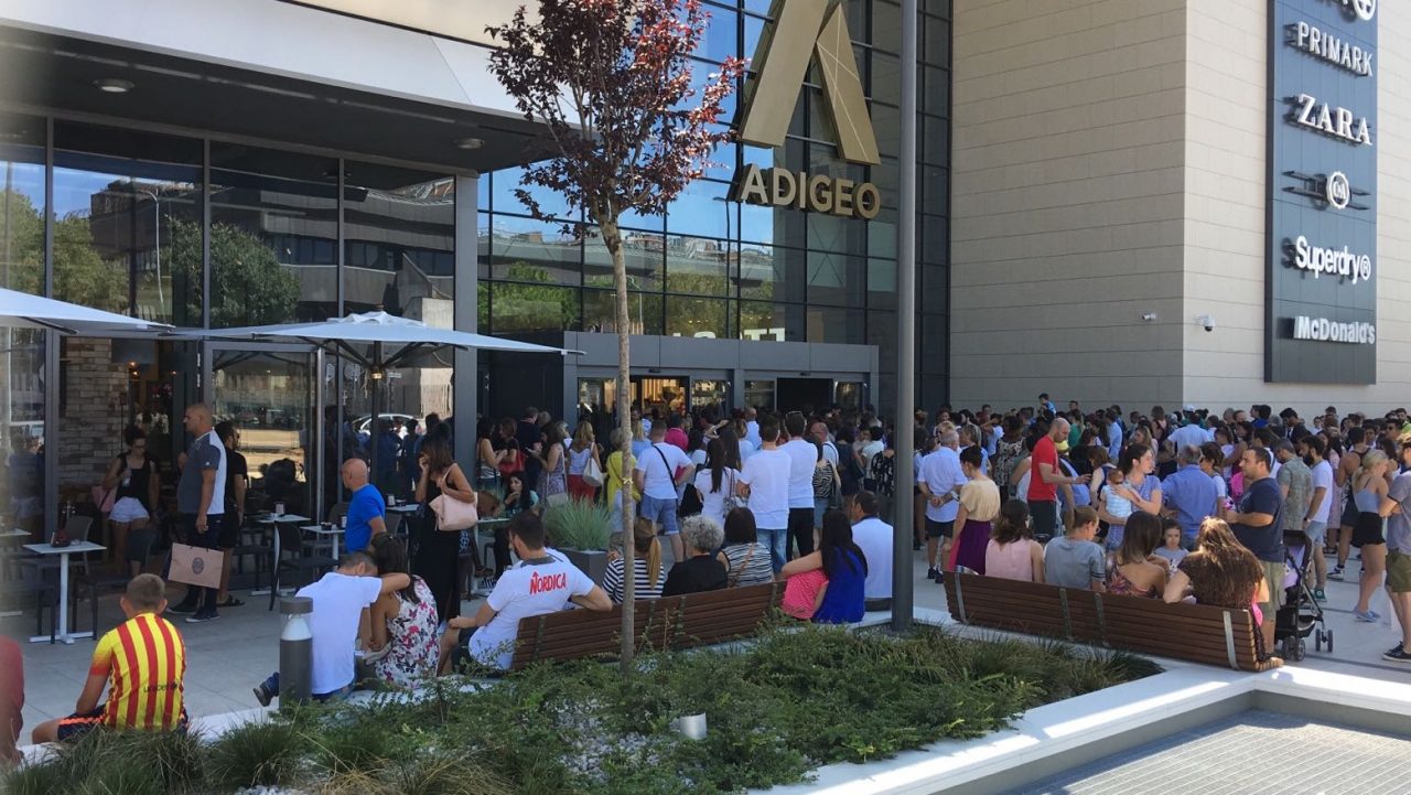 ADIGEO, SCATTA L’ALLARME. EVACUATO IL CENTRO COMMERCIALE